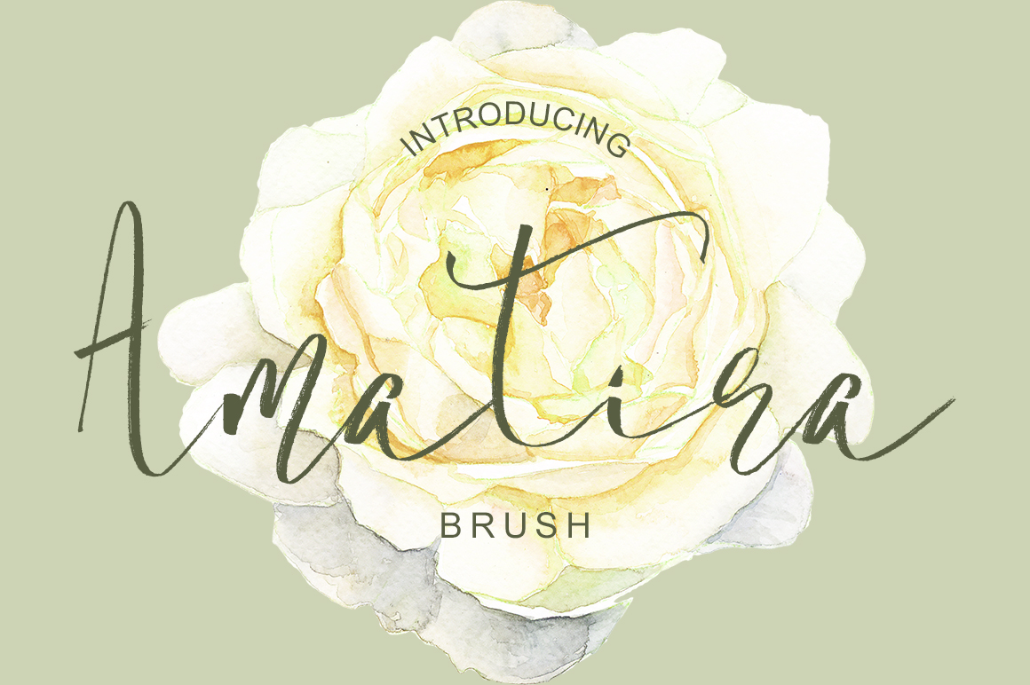 Amatira: A Modern Brush Script for Creative Web Design