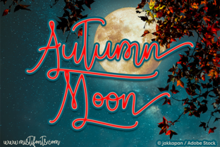 Autumn Moon Font: A Web Designer’s Layout Test