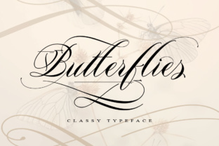 Butterflies: A Premium Script Font for Elegant Branding