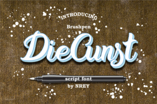 DieCunst: A Handwritten Script Font for Editorial Elegance