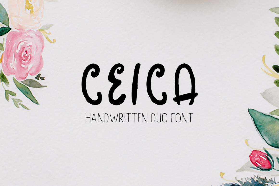 Discovering the Charm of Ceica Duo: A Handwritten Font for Editorial Design