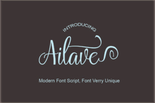 Elevate Your Brand with Ailave: The Elegant Script Font
