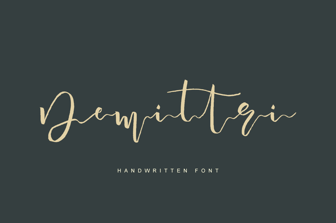 Introducing Demittri: A Modern Script Font for Web Design