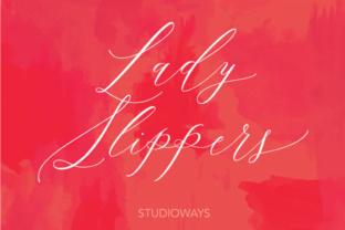 Lady Slippers Font: Editorial Script for Modern Layouts