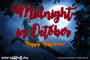 Midnight in October: A Font for Eerie Elegance