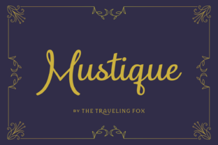 Mustique Font: Elegant Script for Digital Design
