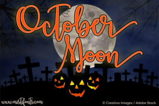 October Moon: A Script Font with Elegance