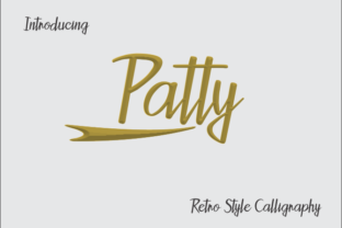 Patty Font: Retro Script for Handmade Products