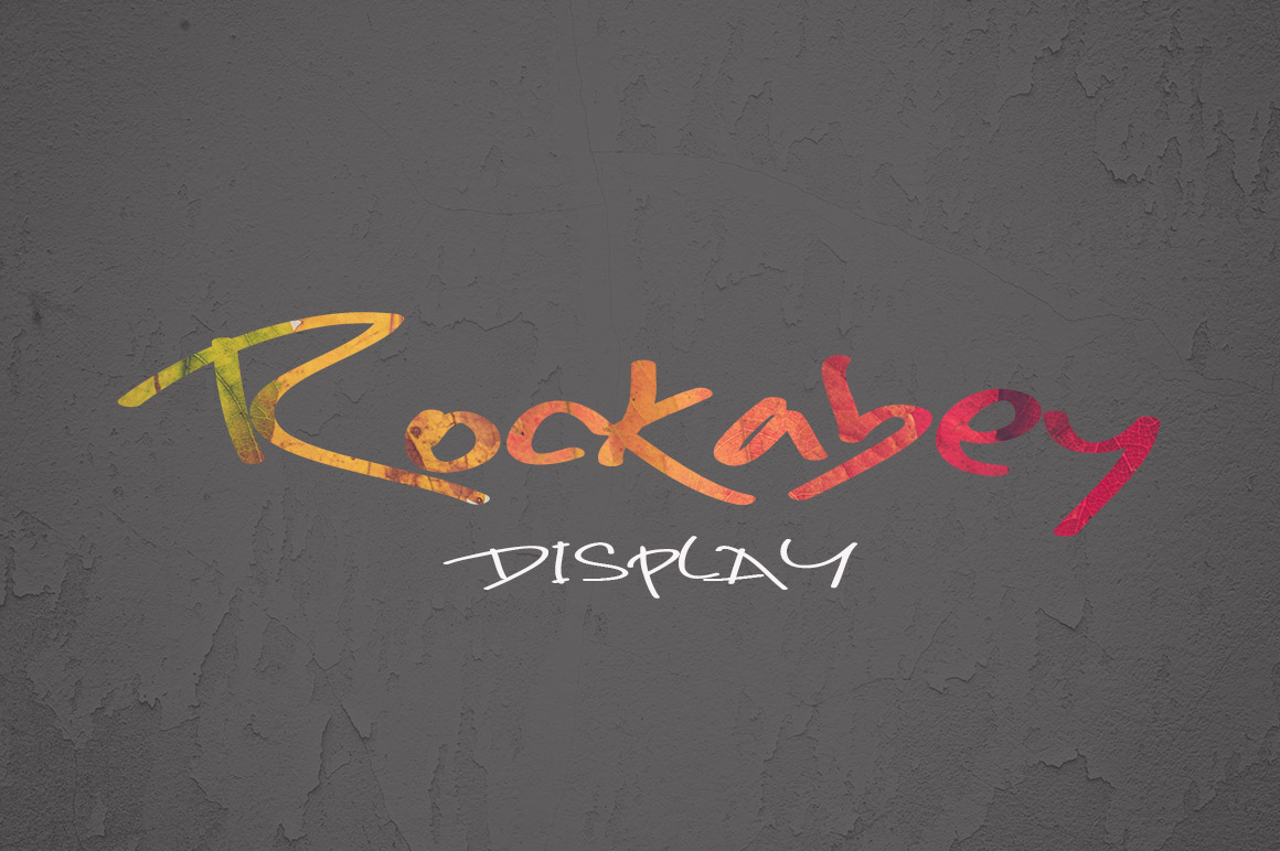 Rockabey Font: Modern Handwritten Style for Business