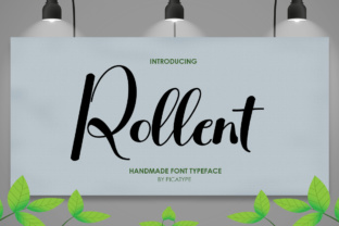 Rollent Font: Hand-Painted Script for Authentic Branding