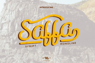 Saffa Font Review: A Monoline Script for Modern Branding