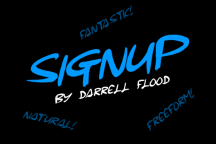 Signup Font: Adding Hand-Drawn Charm to Your Brand