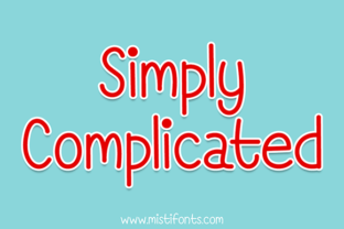 Simply Complicated Font: Handwritten Charm for Makers