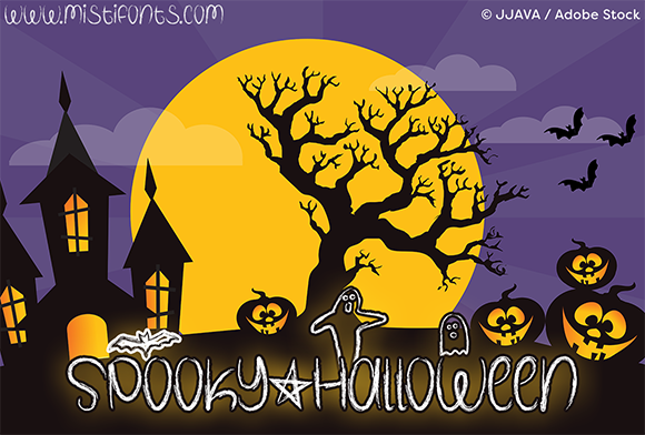 Spooky Halloween: A Charming Font for Your Editorial Projects